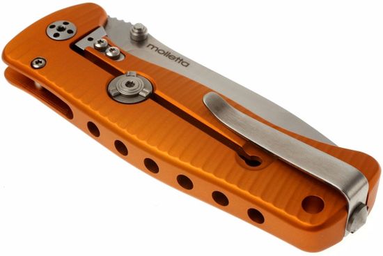 Складной нож Lion Steel "SR-2 MINI" L/SR2A OS c клинком из стали Uddeholm Sleipner®, рукоять ERGAL