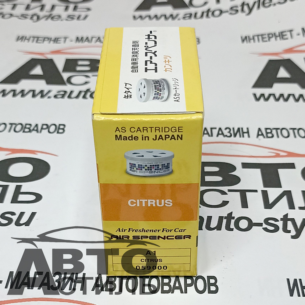 Ароматизатор в банке EIKOSHA" меловой Spirit refill - А-001 CITRUS/цитрус