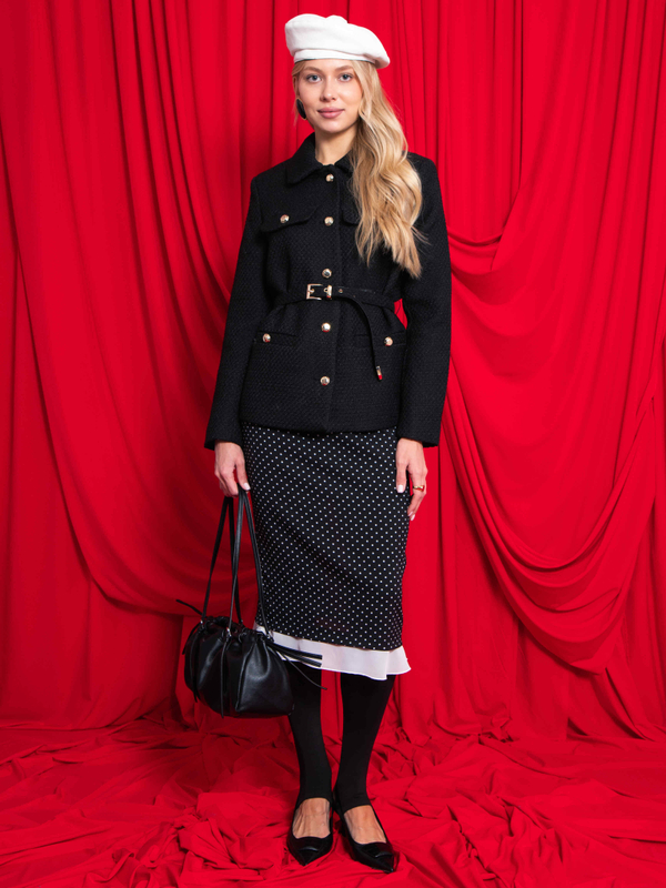 Юбка Париж (черный)