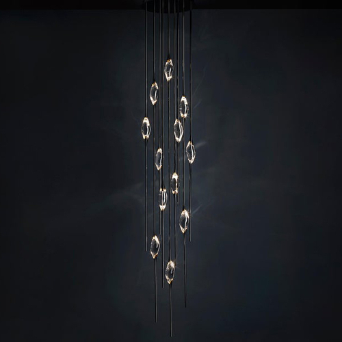 Подвесной светильник Pezzo 12 pearl black