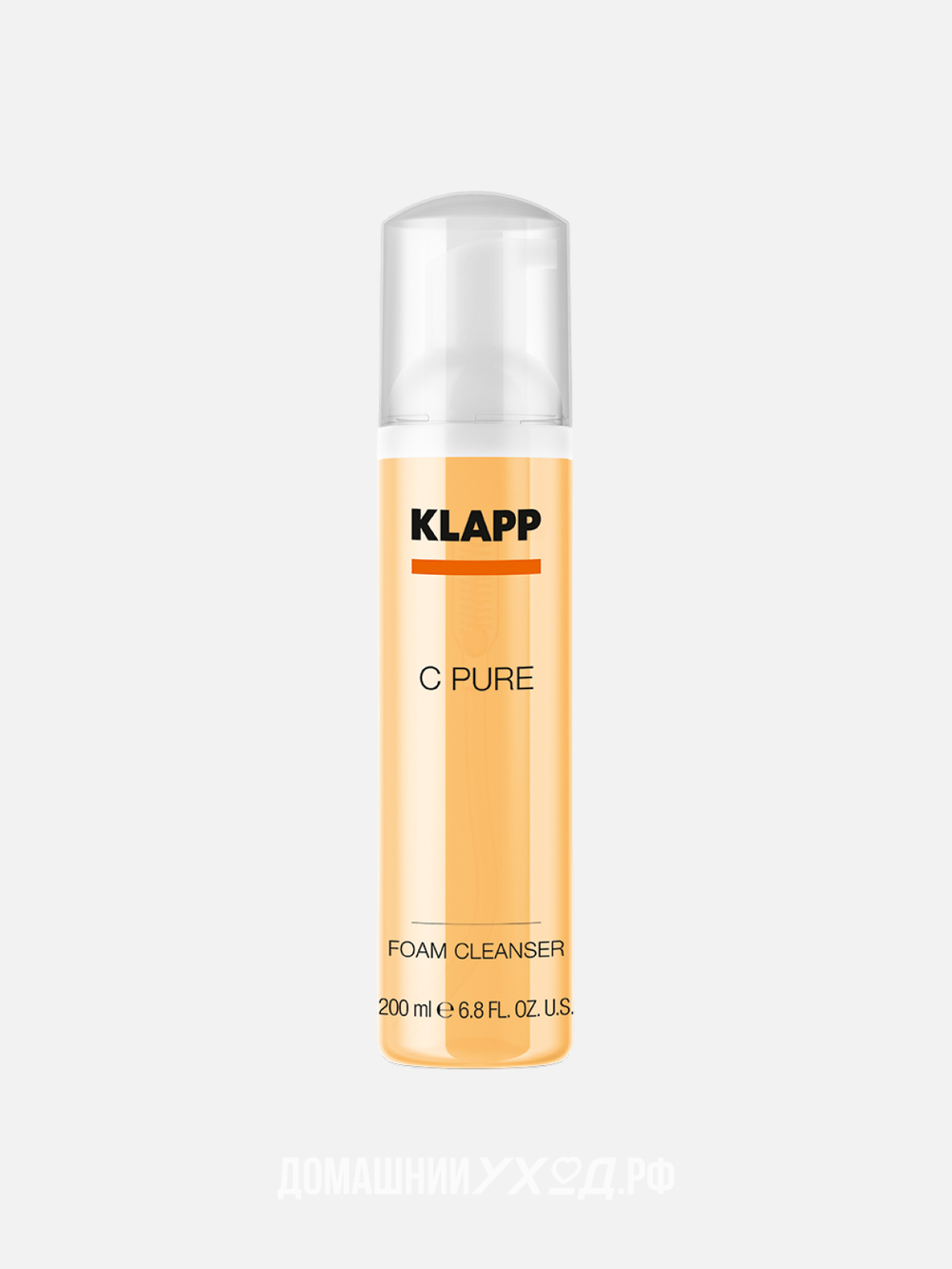 Пенка очищающая Foam Cleanser, C Pure, Klapp, 200 мл Пенка очищающая Foam Cleanser, C Pure, Klapp, 200 мл
