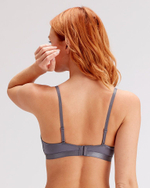 Кружевной бюстгальтер на косточках Botanical Lace (Размер: 30D) (Цвет: серый)