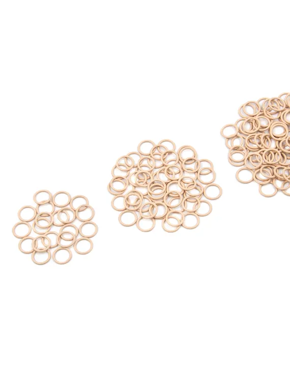 Кольцо Arta-F, 10 мм, металл, телесный 126