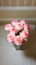 Искусственные цветы, желтые подсолнухи / Высота 44 см. 9 стебелей 9 бутонов/