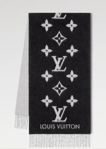 Шарф Louis Vuitton Reykjavik черный