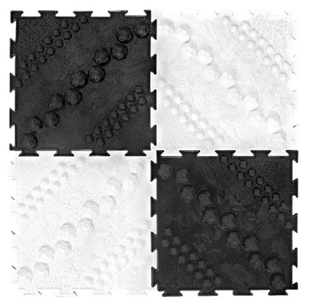 Набор модульных ковриков "Футболист" монохром 4эл. (Ортодон)