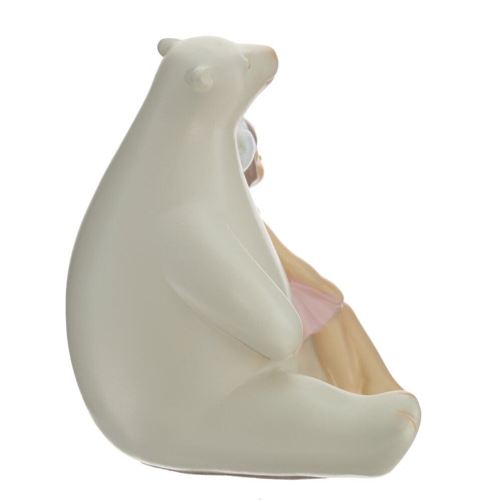 GAEM Фигурка декоративная "Девочка с медведем", L11 W11 H12 см