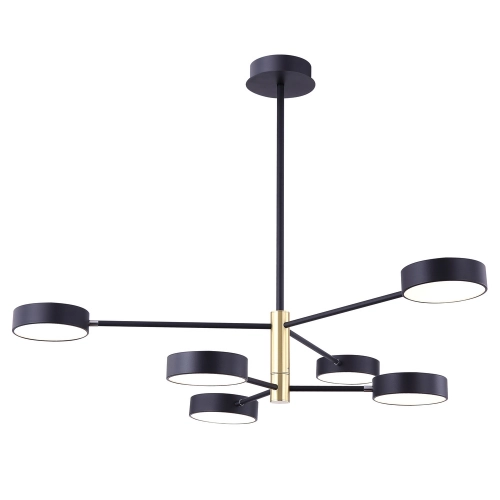 Подвесная светодиодная люстра Freya Tibo FR6048CL-L6GR