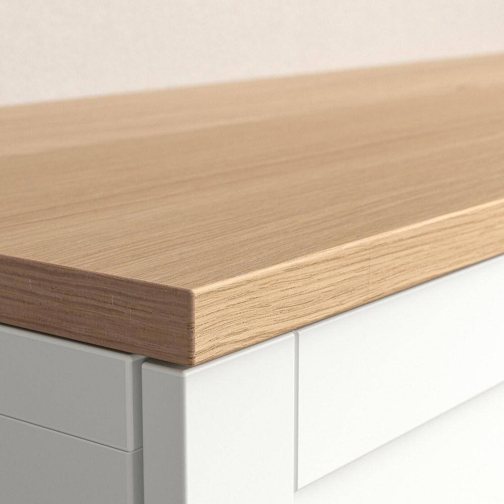 Верхняя панель IKEA BESTA (БЕСТО), Дубовый шпон, 120x42 см
