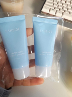 Laneige Water Bank Hydro Cream EX - Увлажняющий крем с ледниковой водой (25 мл)