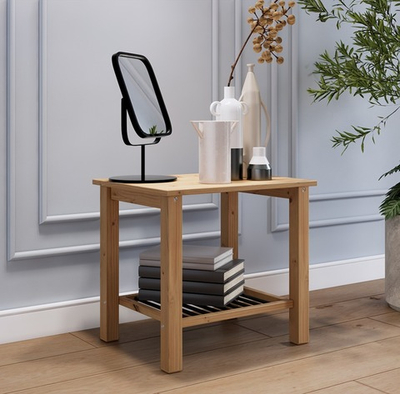 Журнальный столик ВОЙВЫВ 50x40x45 см, светло-коричневый