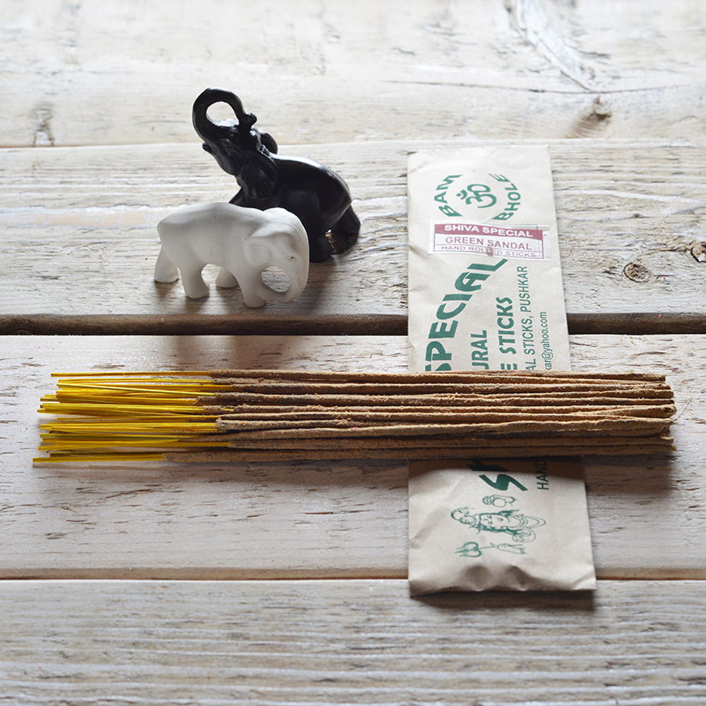 GREEN SANDAL индийские благовония-палочки (Shiva Special)