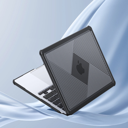Двухкомпонентный защитный чехол тонированный для ноутбука MacBook Air 13.3 (2018-2020) от Dux Ducis, серии LCGH Series Protective Case