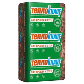 Минеральная вата Knauf Утеплитель ТеплоKnauf Коттедж Термо Плита 037 1230х610х100 мм 8 шт (14,5 кг/м3; 6 м2)