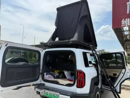 Палатка на крышу с лестницей для BYD Leopard 5 2024+ Леопард Тент Лестница походный туристический аксессуар