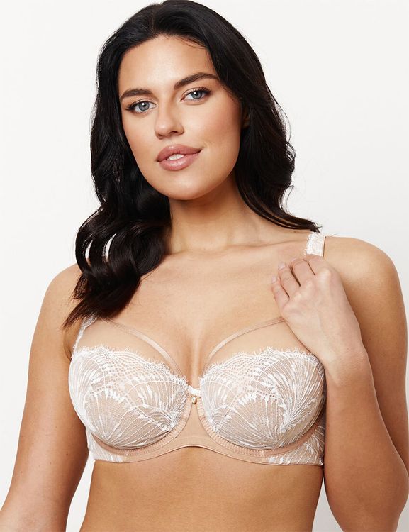 Бюстгальтер Subtille Delia Soft Full Cup (бежевый/белый)