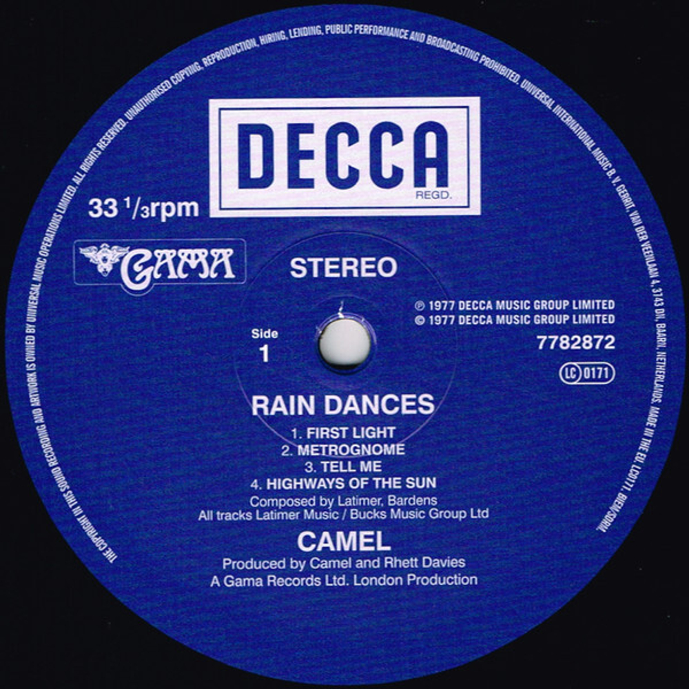 Camel / Rain Dances (LP)