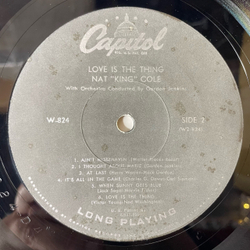 Винтажная виниловая пластинка Nat King Cole Love Is The Thing (USA 1957) (Без Конверта)