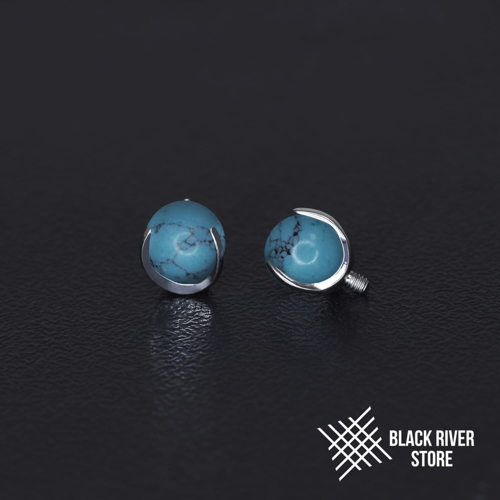 Ball 3-Prongs 3мм/4мм/5мм Turquoise