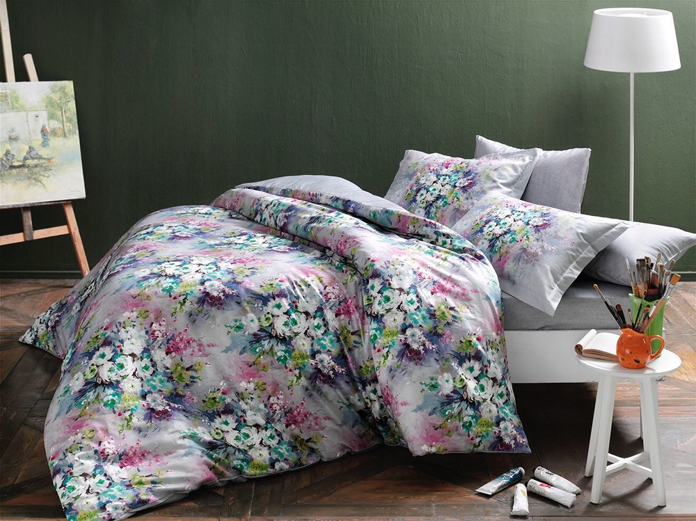 Комплект постельного белья ЕВРО Сатин TAC Delft