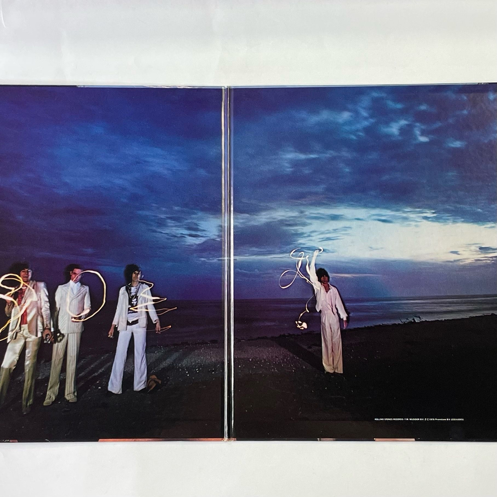 Винтажная виниловая пластинка LP The Rolling Stones Black And Blue (Япония 1979) (Без Оби)