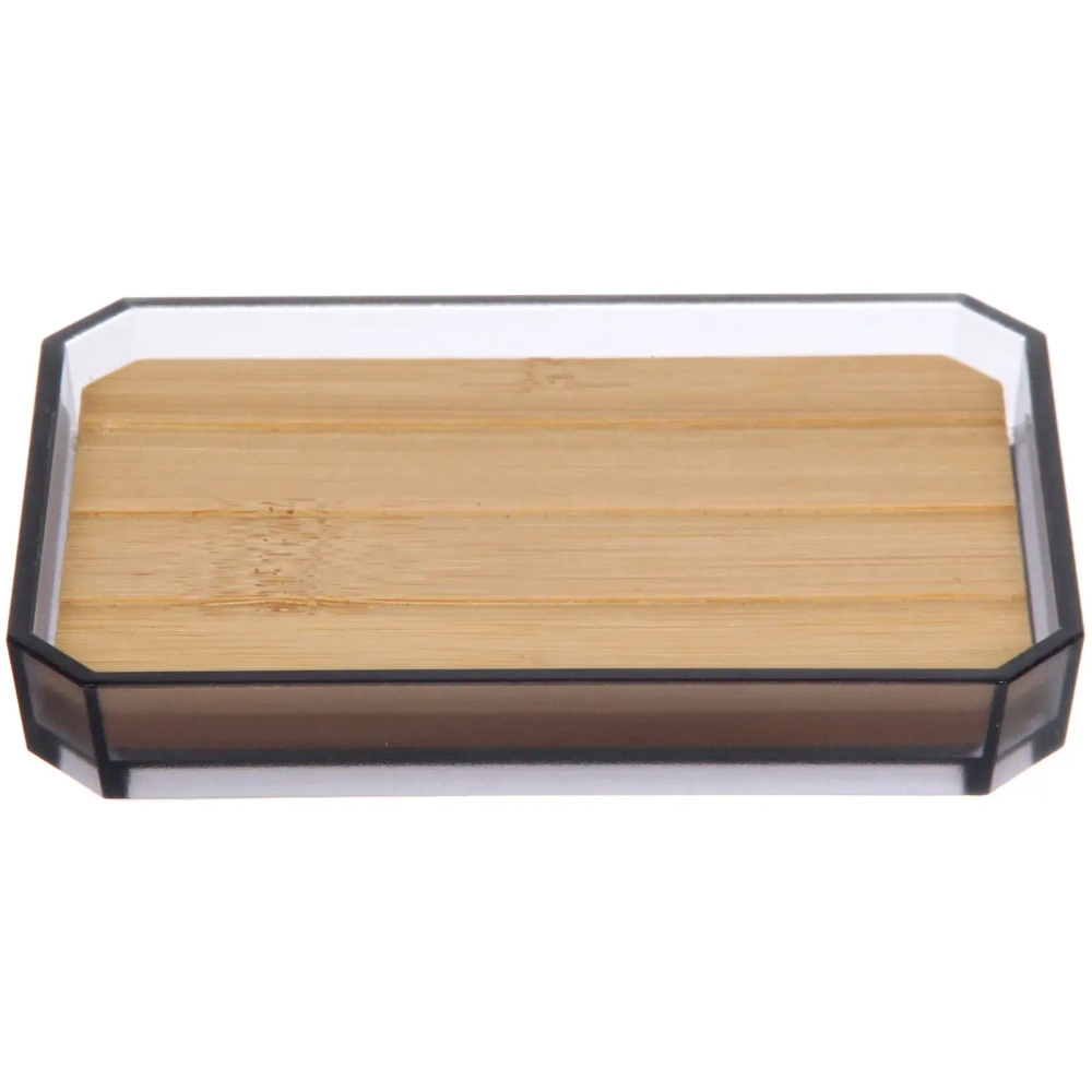 Мыльница Квадро серая