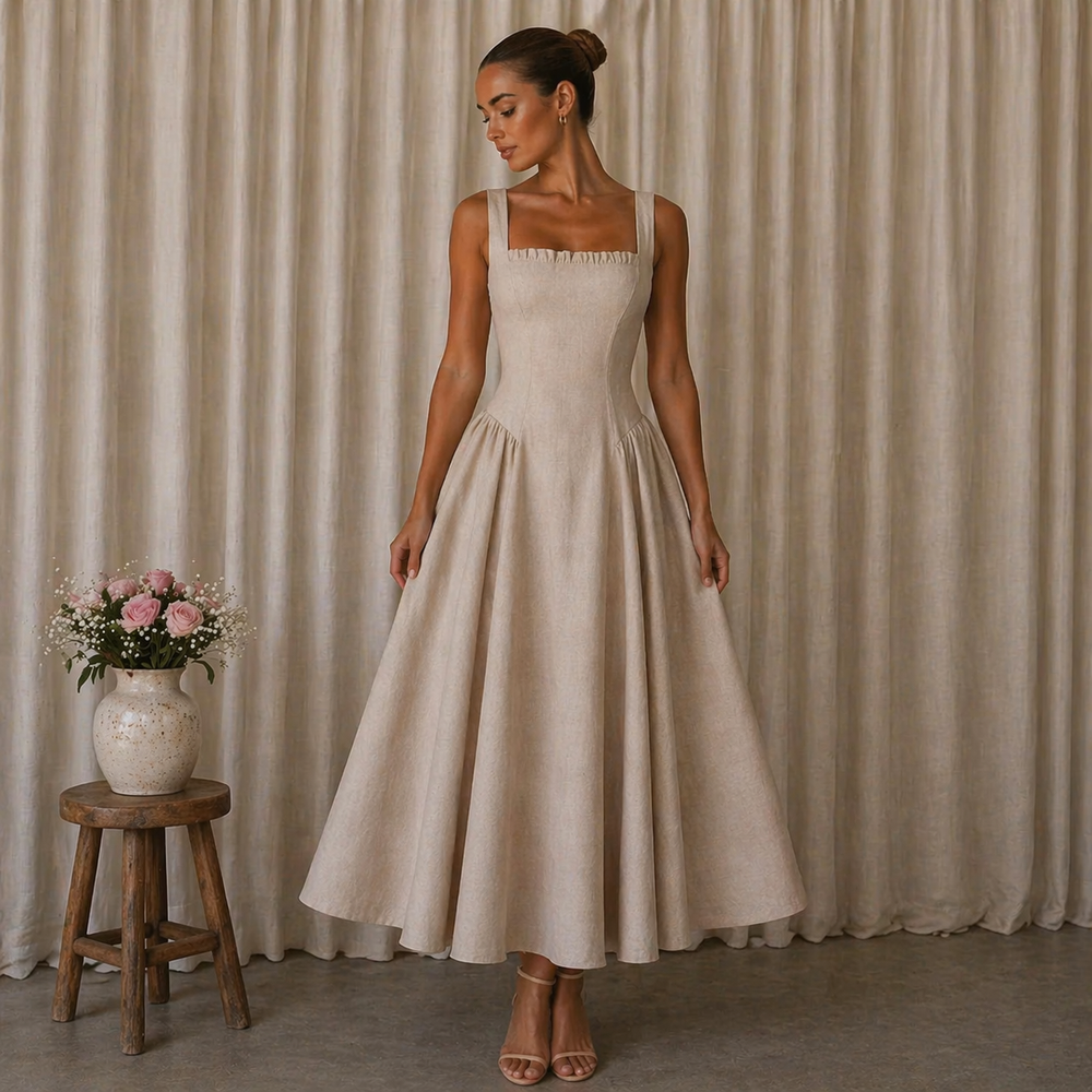 Платье летнее "Лён"