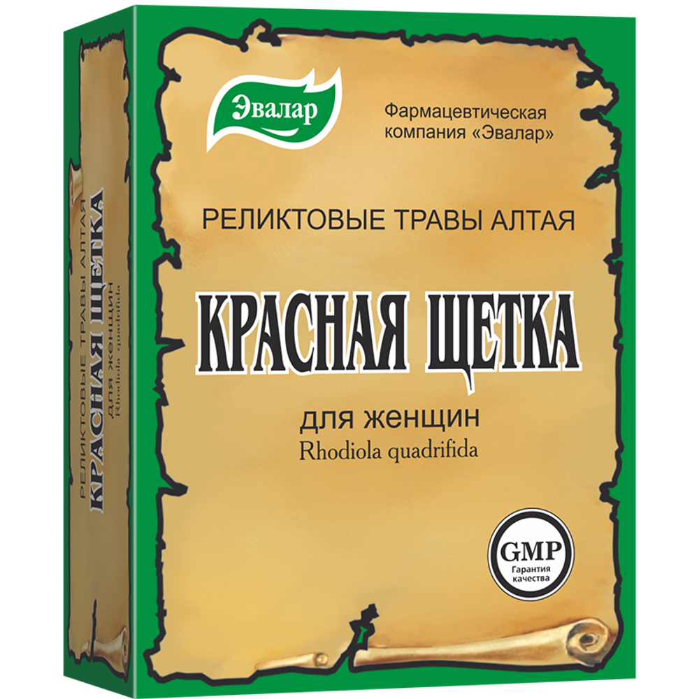Красная щетка (родиола четырехчленная) 30гр. Эвалар