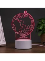 Светильник «Глобус» LED RGB от сети 9.5×11×18 см RISALUX