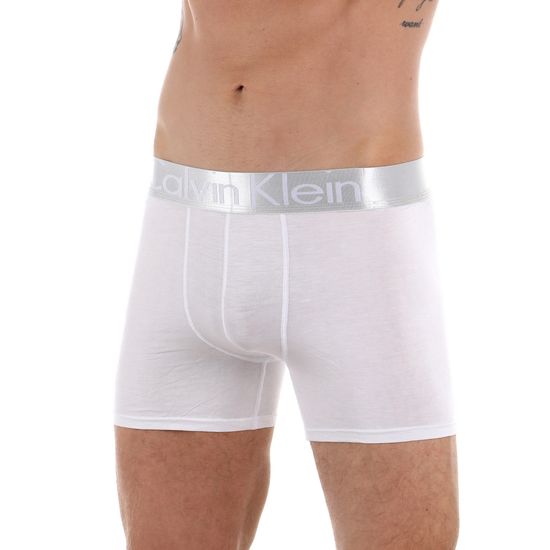 Мужские трусы боксеры белые Calvin Klein