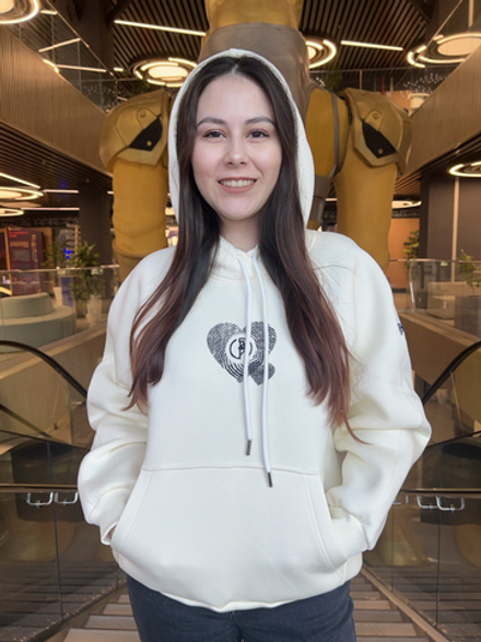 Худи молочное «Сердце УГНТУ»