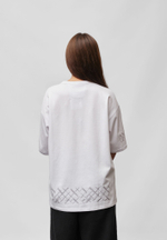 Футболка оверсайз SHANYRAQ WHITE