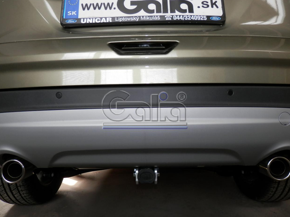 Фаркоп оцинкованный Galia F113C для Ford Kuga 2008-2013, 2013-(паспорт и сертификат в комплекте)(без электрики)