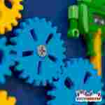 Интерактивная стена «Робомеханика», с подвижными шестерёнками