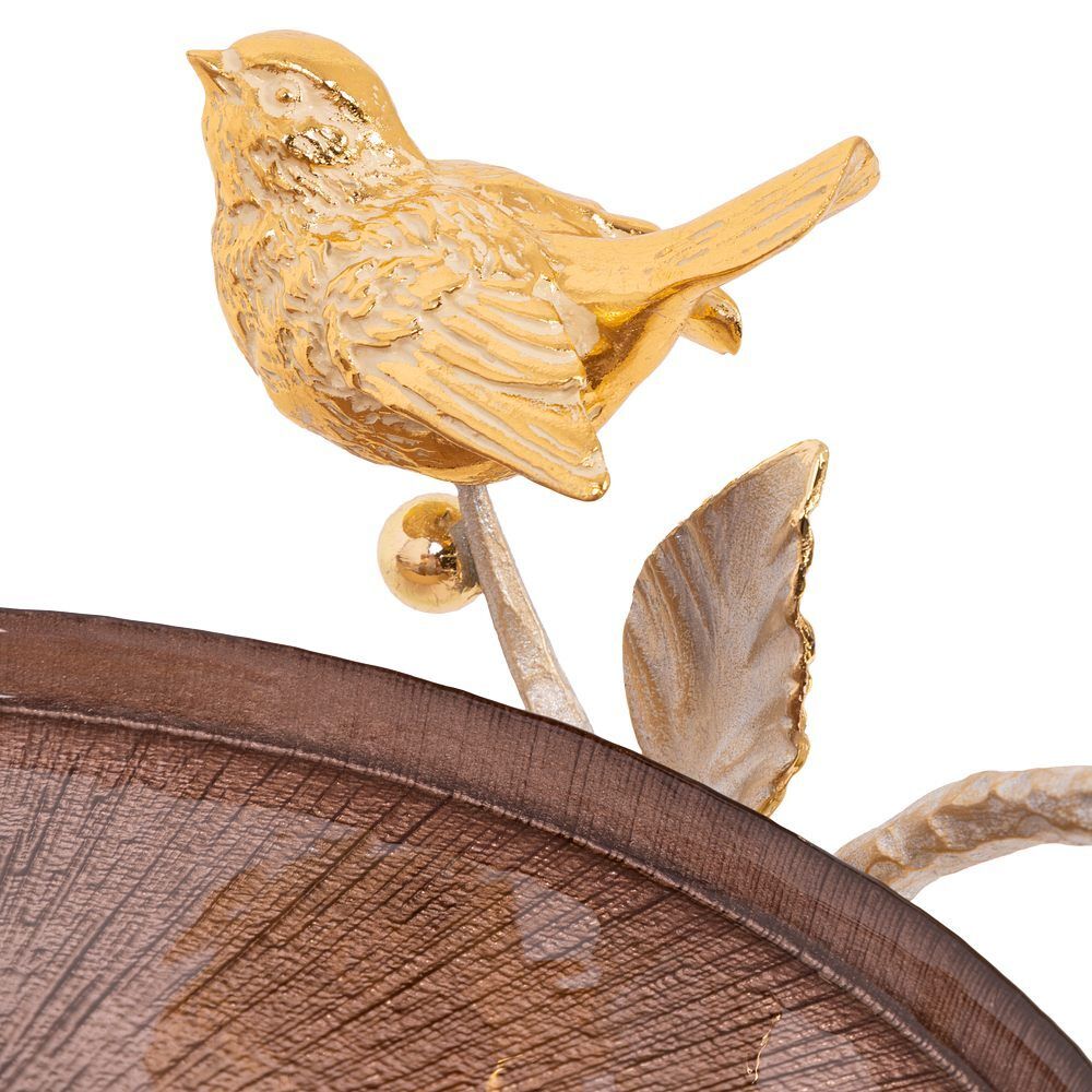 Фруктовница-конфетница Терра (поднос) Айвори Шоколадный