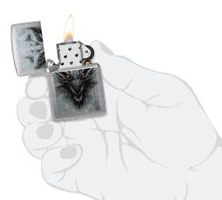 Зажигалка Zippo Dragon Design с покрытием Linen Weave (48732) 5