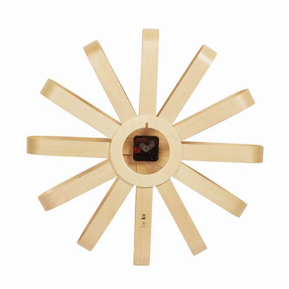 Часы настенные Ribbon Ø51 см дерево