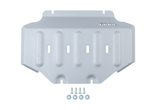 Защита картера Rival для Tank 300 4WD АКПП 2023-н.в./500 4WD АКПП 2023-н.в., алюминий 6 мм, с крепежом, штампованная, 333.4802.1.6