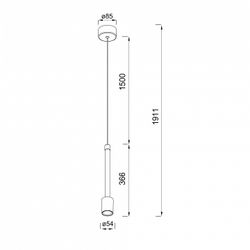 Подвесной светильник Mantra Fugaz 8946