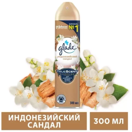 Glade освежитель воздуха Индонезийский сандал, 300 мл