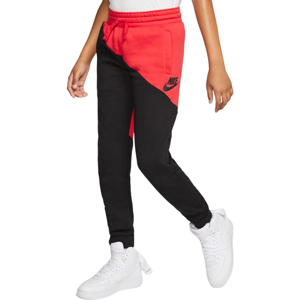 Штаны для мальчика теннисные Nike NSW Core Amplify Pant B - black/university red/black