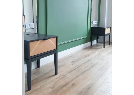 Тумба прикроватная Fjord 1 ящик (темно-серый)