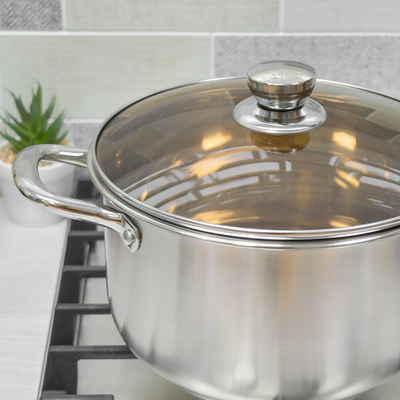 Кастрюля 4,6л из нержавеющей стали