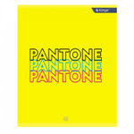 Тетрадь 48л., А5, клетка, Alingar "Pantone, скрепка, мелованный картон (стандарт), soft touch, блок офсет, 4 дизайна в пленке т/у