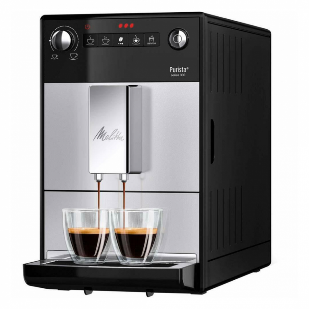 Кофемашина Melitta Caffeo F 230-101 1450Вт серебристый/черный 21608