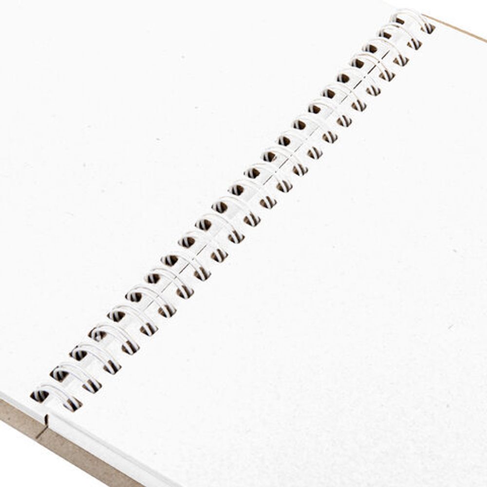 Скетчбук, белая бумага, 160 г/м2, плотная, 15х21 см, 60 л., гребень, твердая обложка, КРАФТ, BRAUBERG ART CLASSIC, 116365