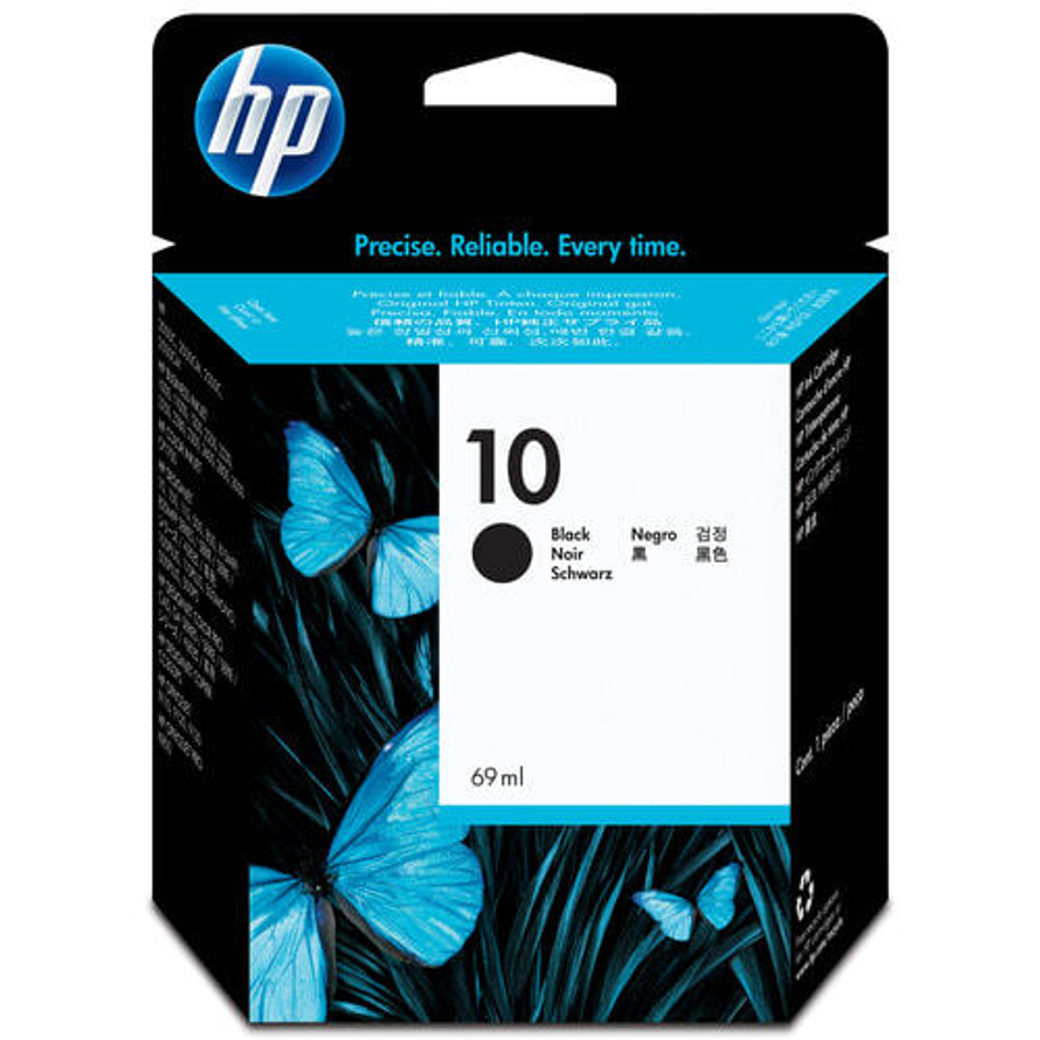 HP 10 Подлинный Черный 1 шт C4844A