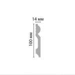 Плинтус Decormaster Дюропрофиль D137 ДМ