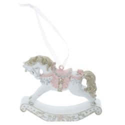 GAEM Украшение новогоднее "Лошадка-качалка", L8 W2 H5,5 см
