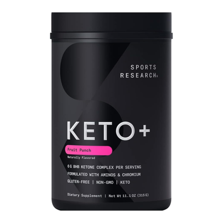 Sports Research, Кетоновая смесь со вкусом фруктовый пунш, Keto Plus Fruit Punch, 315 г